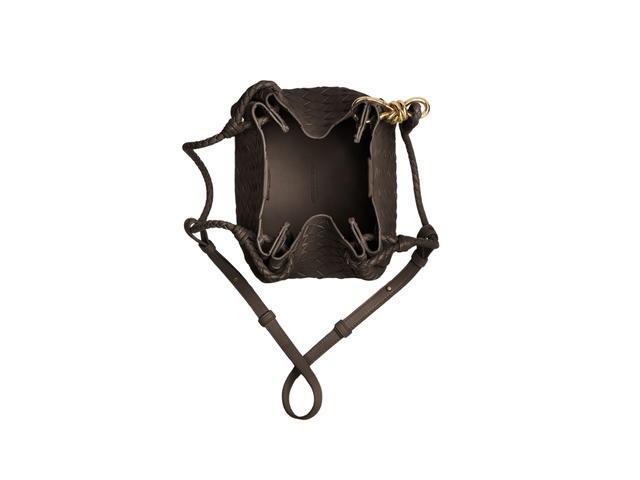 Bottega Veneta Bottega Veneta Small Parachute In Lambskin With Brass Finish Hardware Fondant - view 4