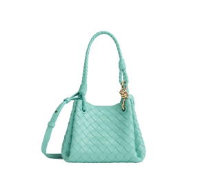 Buy Bottega Veneta Small Parachute In Lambskin With Brass Finish Hardware Green Oasis at Sasom – Authentic and Ready to Ship