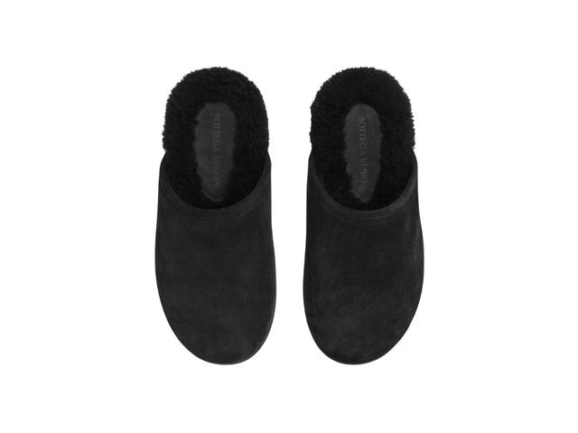 Bottega Veneta Bottega Veneta Snap Slipper In Shearling Calfskin Black (W) - view 4