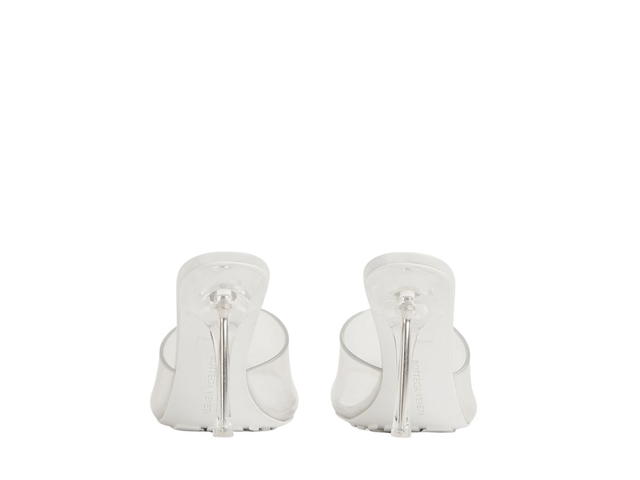 Bottega Veneta Bottega Veneta Stretch Mule In Clear Rubber Mules Glass - view 3