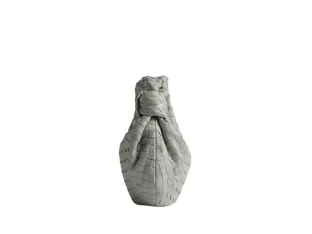 Bottega Veneta Bottega Veneta Teen Jodie In Lambskin With Gold Finish Hardware Agate Grey - view 2
