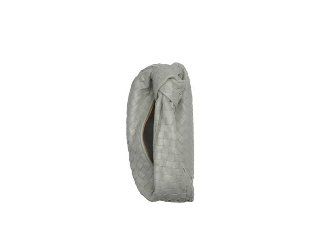 Bottega Veneta Bottega Veneta Teen Jodie In Lambskin With Gold Finish Hardware Agate Grey - view 3