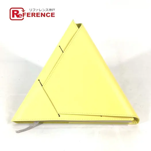 Buy BOTTEGA VENETA Triangle Memo pad Stationery Note cover Leather yellow at Sasom – Authentic and Ready to Ship