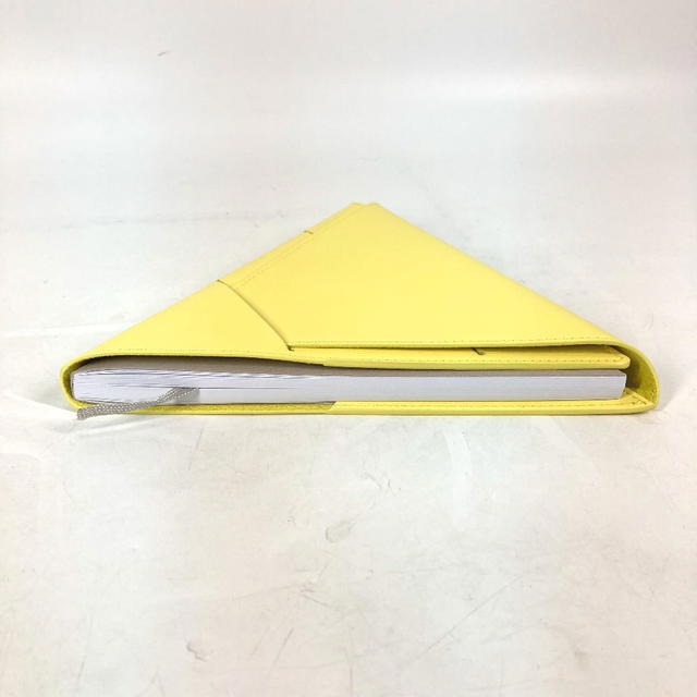 Bottega Veneta BOTTEGA VENETA Triangle Memo pad Stationery Note cover Leather yellow - view 5