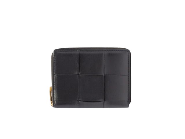 Bottega Veneta Bottega Veneta Zip Around Wallet In Black Leather 6 card slots - view 1