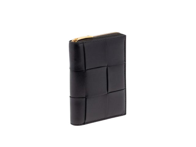 Bottega Veneta Bottega Veneta Zip Around Wallet In Black Leather 6 card slots - view 2