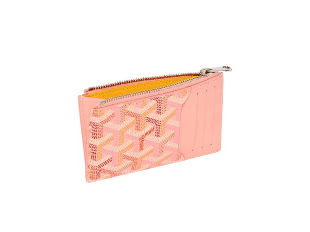 Goyard Goyard Bourbon Zipped Card Holder Multicoloured Powder Pink - view 2
