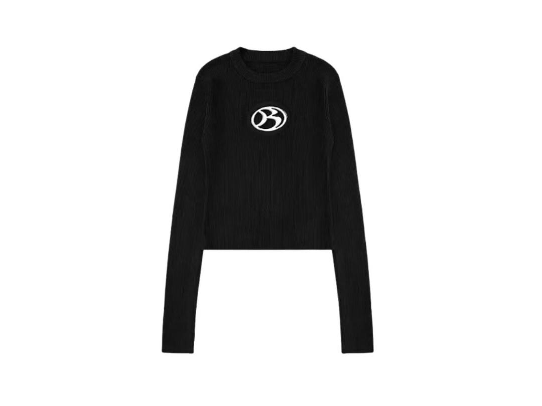 BOY BY BOY Boy By Boy Logo Knit Black