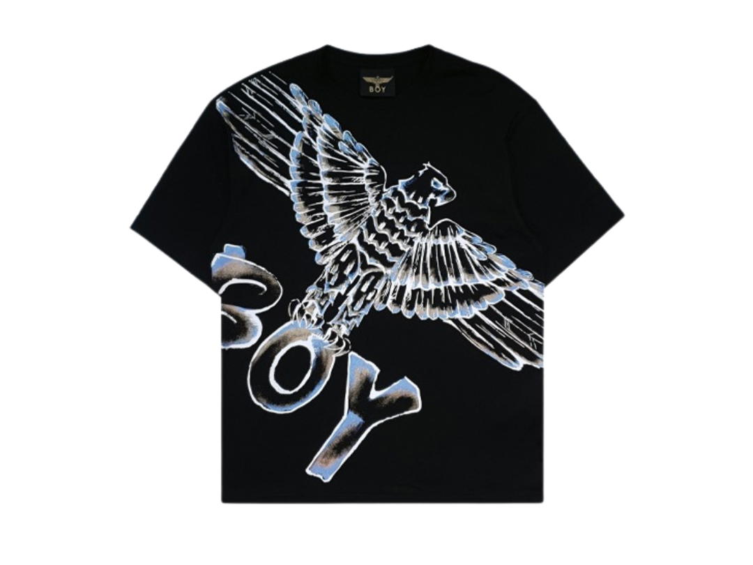 Boy London Boy London Big Eagle Collection T-shirt Black-Blue-White