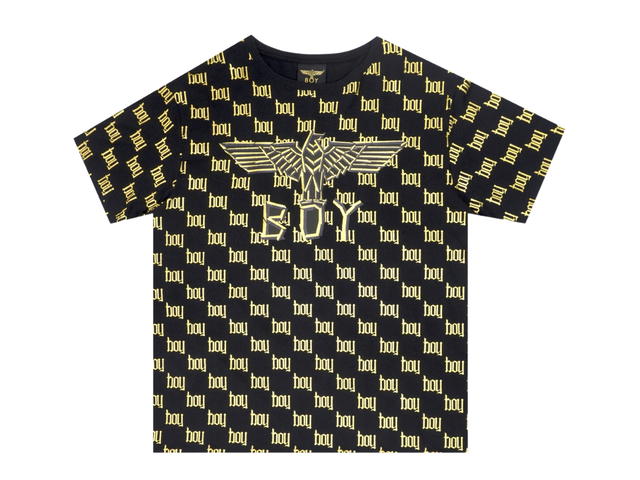 Boy London Boy London Boy Eagle Repeat Black Gold - view 1