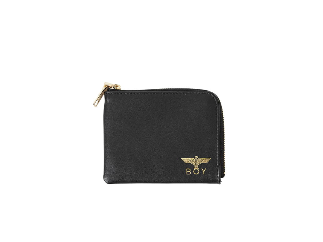 Boy London Boy London Coin Cases And Purses In Black Gold With Gold Hardware