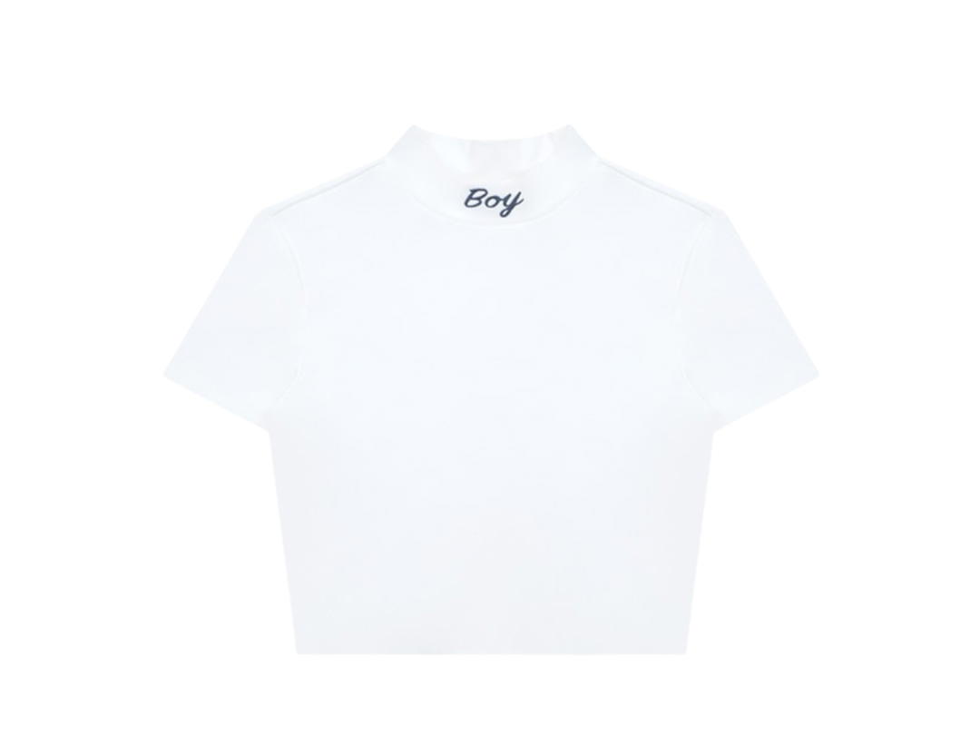 Boy London Boy London Crop Top Retro New Collection White (W)