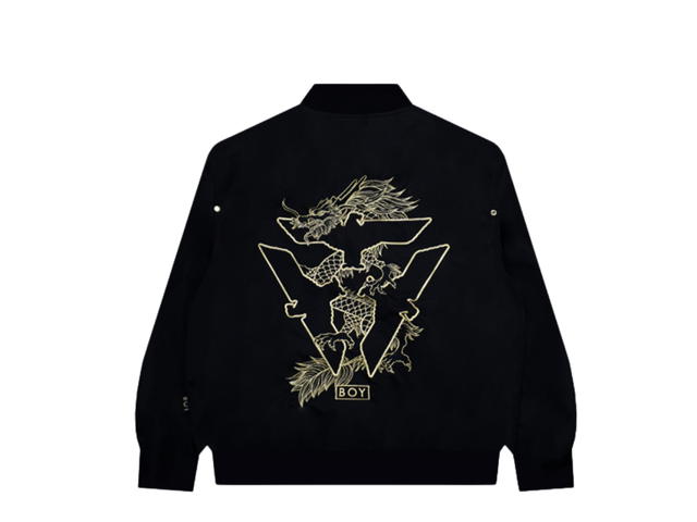 Boy London Boy London Jacket Zip Up Year Of The Dragon Collection Black - view 2
