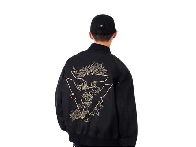 Boy London Boy London Jacket Zip Up Year Of The Dragon Collection Black - view 5