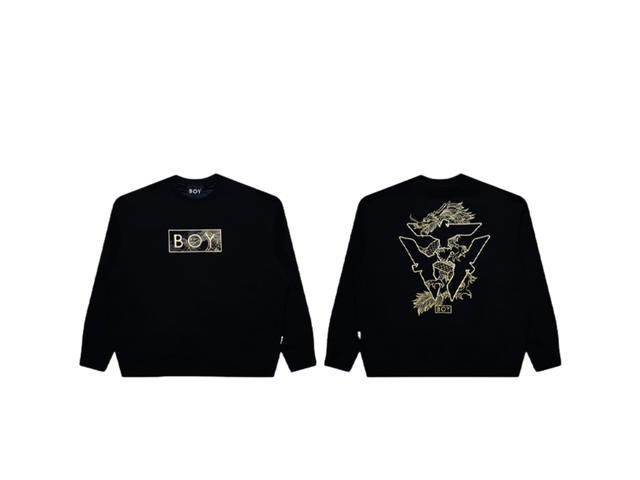Boy London Boy London Sweater Year Of The Dragon Collection Black - view 3