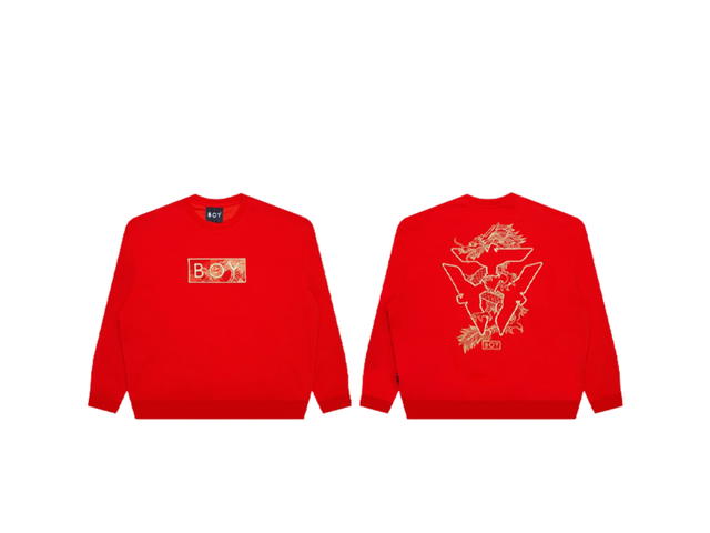 Boy London Boy London Sweater Year Of The Dragon Collection Red - view 3