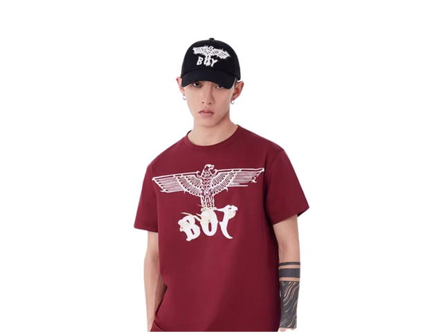 Boy London Boy London T-Shirt Year Of The Dragon Collection Burgundy - view 4