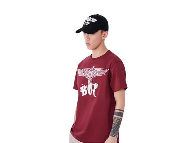 Boy London Boy London T-Shirt Year Of The Dragon Collection Burgundy - view 6