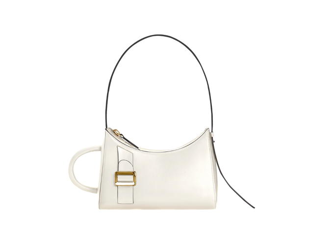 Boyy Boyy Bad Tourist In Calfskin Leather With Antique Metal Buckle Glacier - view 1