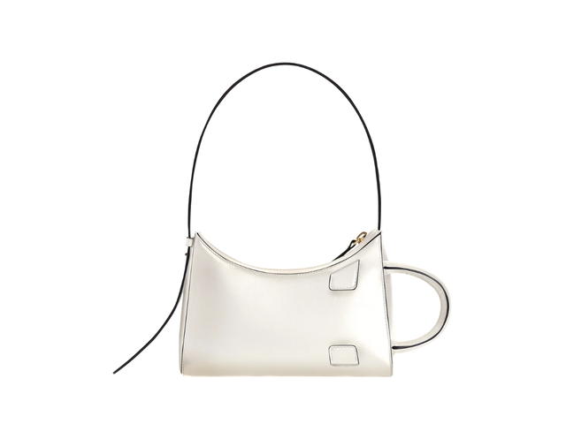 Boyy Boyy Bad Tourist In Calfskin Leather With Antique Metal Buckle Glacier - view 2