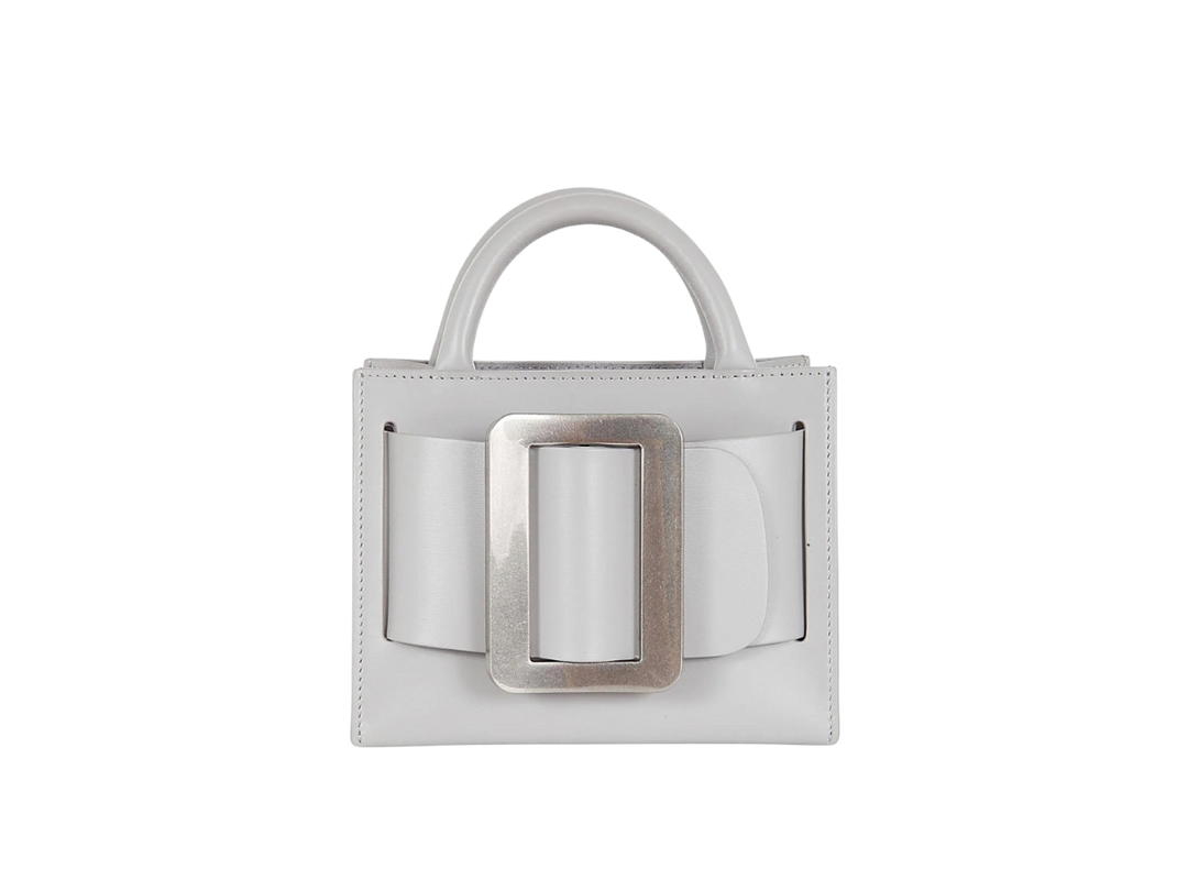 Boyy Boyy Bobby 18 Buckle Tote Bag White