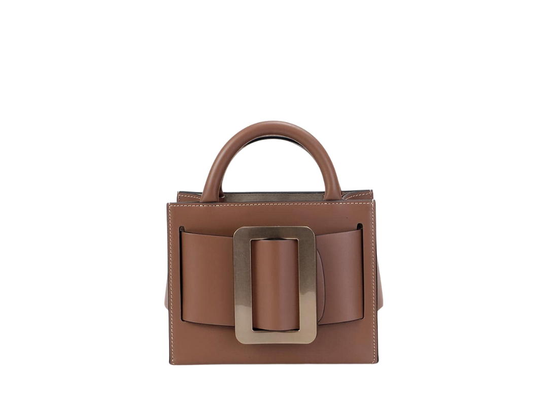 Boyy Boyy Bobby 18 In Palmellato Calfskin Leather With Gold-tone Hardware Nocciola