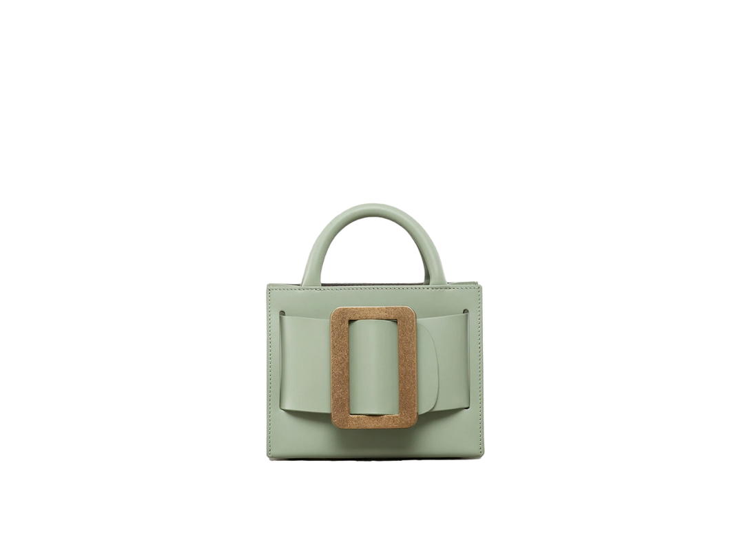 Boyy Boyy Bobby 18 In Palmellato Calfskin Leather With Gold-tone Hardware Pistachio