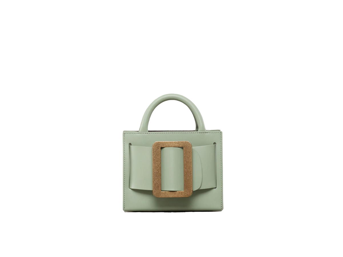 Boyy Boyy Bobby 18 In Palmellato Calfskin Leather With Gold-tone Hardware Pistachio
