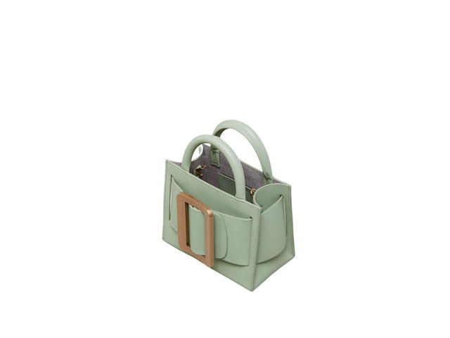 Boyy Boyy Bobby 18 In Palmellato Calfskin Leather With Gold-tone Hardware Pistachio - view 3