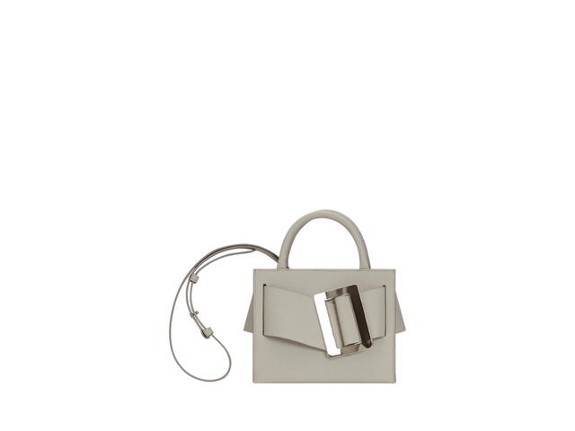 Boyy Boyy Bobby 23 Epsom In Grained Calfskin Leather With Shiny Metal Buckle Hummus - view 4