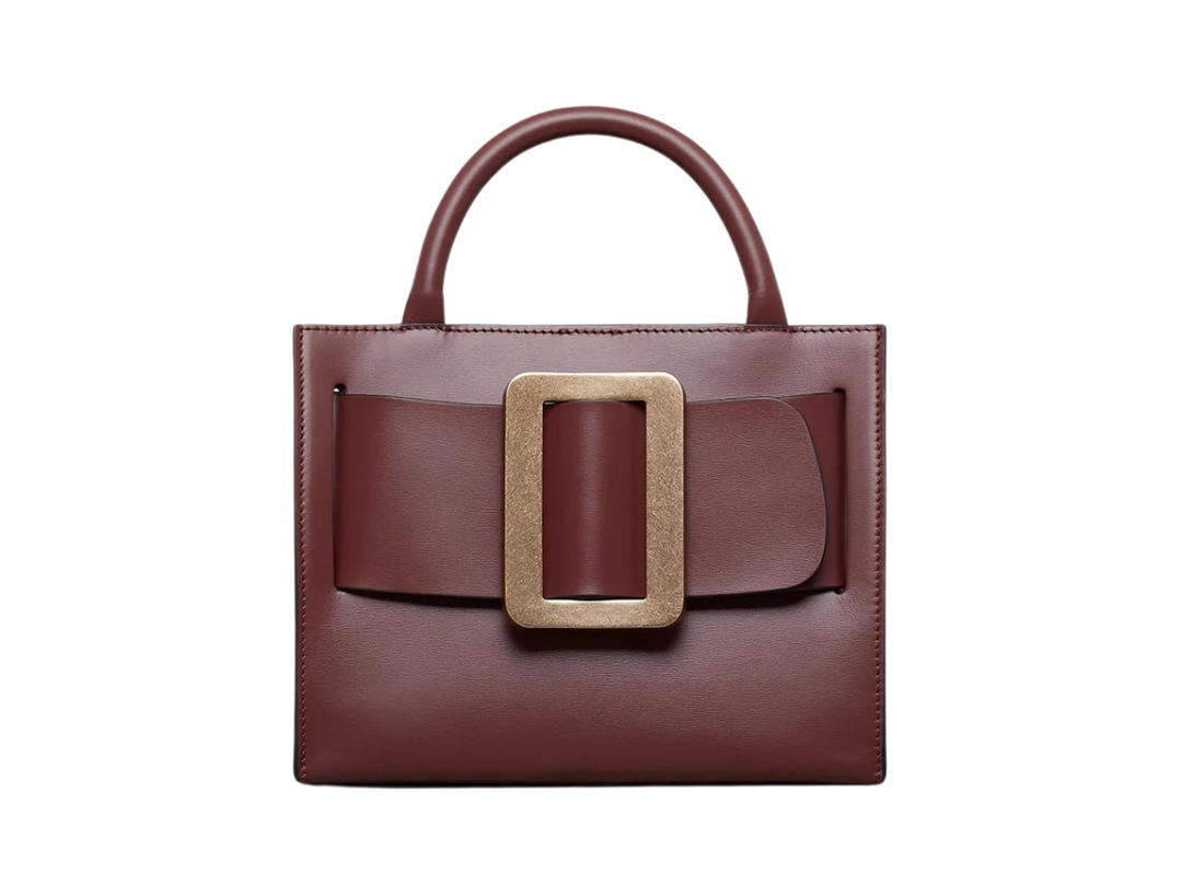 Boyy Boyy Bobby 23 In Palmellato Calfskin Leather With Gold Hardware Hickory