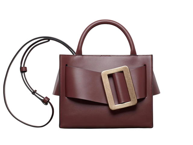 Boyy Boyy Bobby 23 In Palmellato Calfskin Leather With Gold Hardware Hickory - view 3