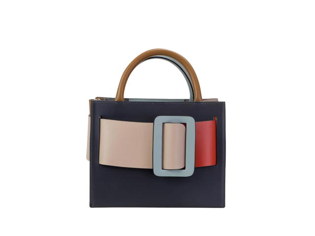 Boyy Boyy Bobby 23 In Palmellato Calfskin Leather With Metal Buckle Red Ecru Multicolor - view 1