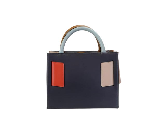 Boyy Boyy Bobby 23 In Palmellato Calfskin Leather With Metal Buckle Red Ecru Multicolor - view 2