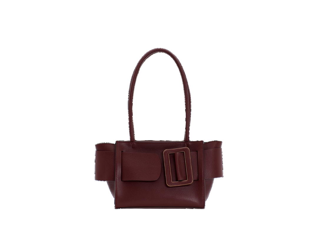 Boyy Boyy Bobby 23 Soft In Natural Grain Calfskin Leather With Rose Gold-tone Hardware Cherry