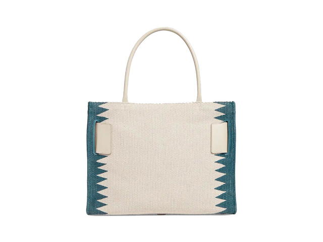 Boyy Boyy Bobby 38 Canvas Natural/Ocean White Zigzag Parchment - view 3
