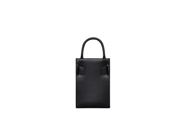 Boyy Boyy Bobby Tourist In Calfskin Leather Gold Buckle Black - view 2