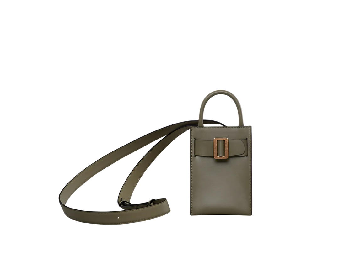 Boyy Boyy Bobby Tourist In Palmellato Calfskin With Gold Metal Buckle Kalamata