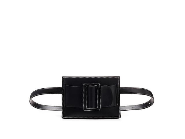 Boyy Boyy Buckle Belt Bag Big Stitch Black - view 1
