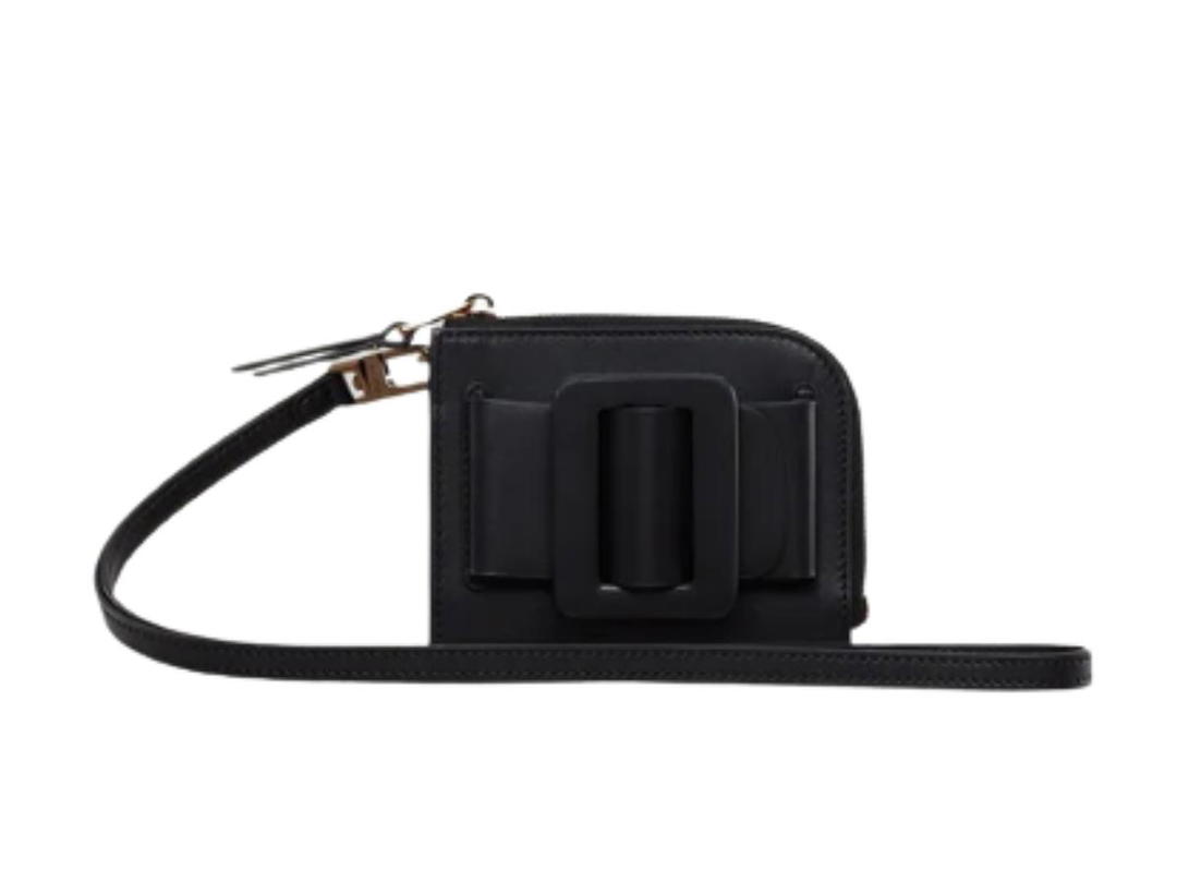 Boyy Boyy Buckle Card Holder Black
