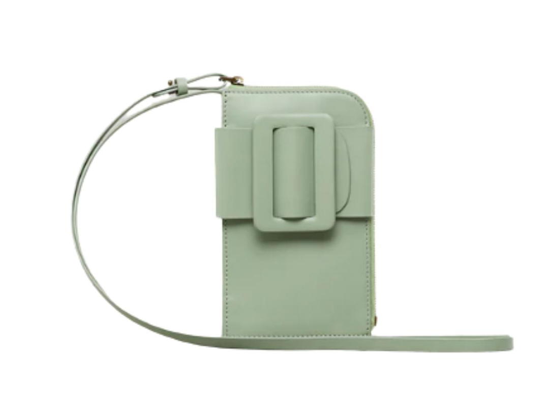 Boyy Boyy Buckle Crossbody Phone Case Pistachio