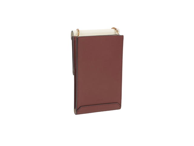 Boyy Boyy Buckle Flap Case Two-Tone In Smooth Leather With Bronze Hardware Bleached Lemon New Cognac - view 2