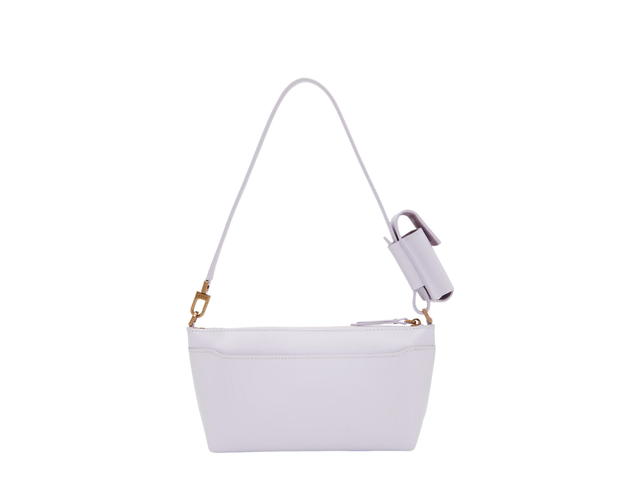 Boyy Boyy Buckle Pouchette Shoulder Bag In Calfskin Leather With Gold-Tone Metal Hardware Thistle - view 2