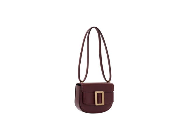 Boyy Boyy Buckle Saddle In Epsom Grained Calfskin Leather With Metal Buckle And Leather Belt Cherry - view 2