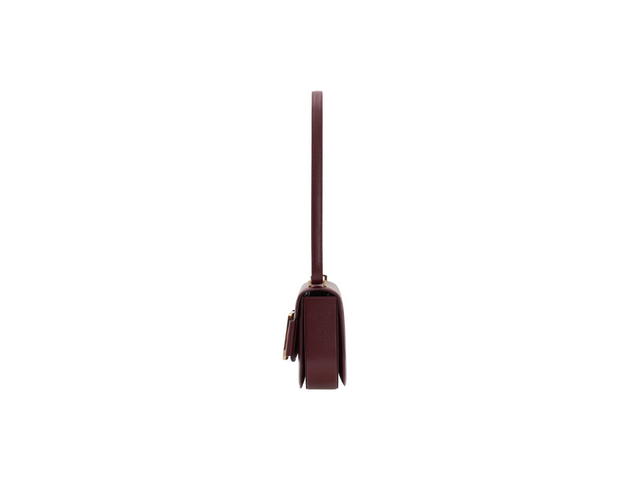 Boyy Boyy Buckle Saddle In Epsom Grained Calfskin Leather With Metal Buckle And Leather Belt Cherry - view 3