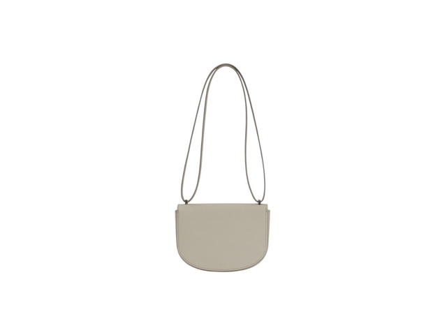Boyy Boyy Buckle Saddle In Epsom Grained Calfskin Leather With Metal Buckle And Leather Belt Hummus - view 4