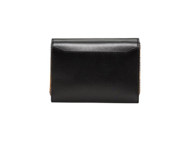 Boyy Boyy Buckle Travel Case In Leather With Gold Buckle Black - view 3
