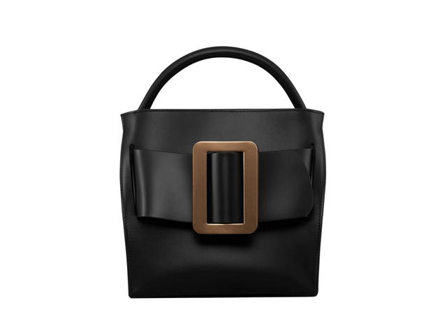 Boyy Boyy Devon 21 In Palmellato Calfskin Leather With Gold Metal Buckle Hardware Black - view 1