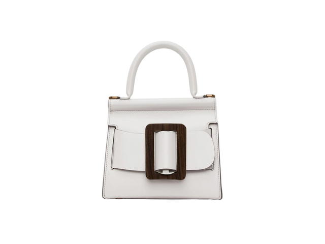Boyy Boyy Karl 19 In Palmellato Calfskin Leather With Wood Buckle White - view 1