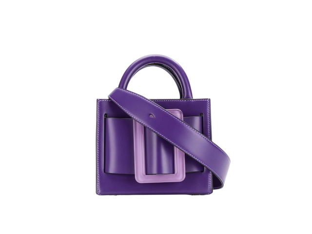Boyy Boyy Karl 19 Top Handle Leather Tote Purple - view 1